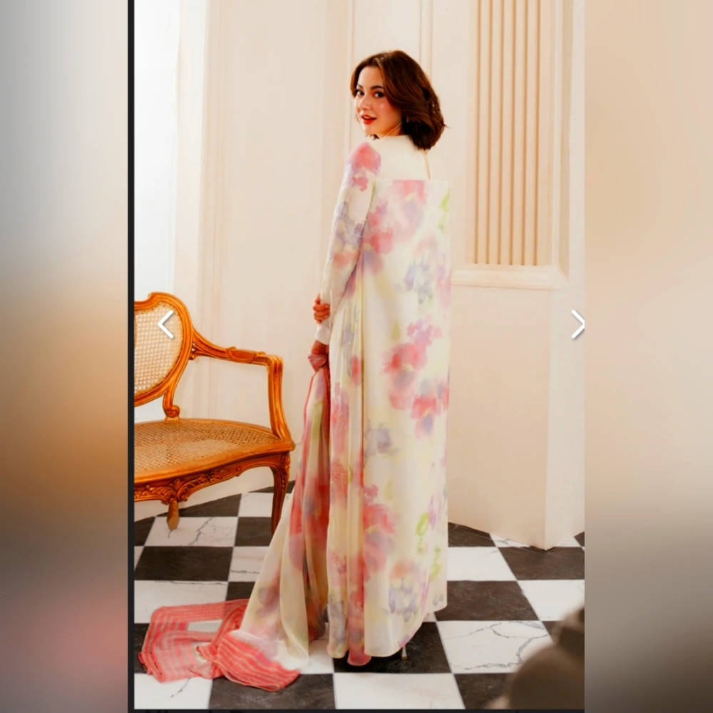 Floral Long Sleeve Maxi Dress